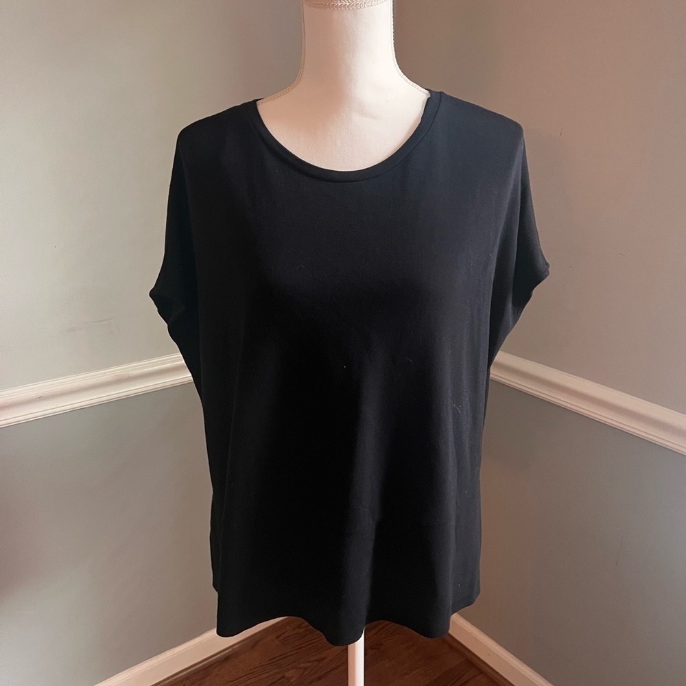 COS Oversized Black Top - Size XS